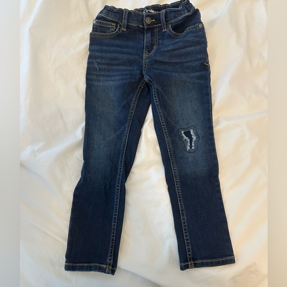 Cat & Jack Art Class Dark Blue Stretch Jeans